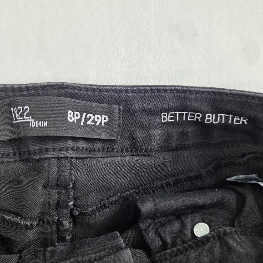 1822 Denim Skinny Jeans Women 8P Blue Better Butter High Rise Ankle Excellent - Picture 6 of 10